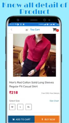 TOU Cart - Easy Shopping android App screenshot 1